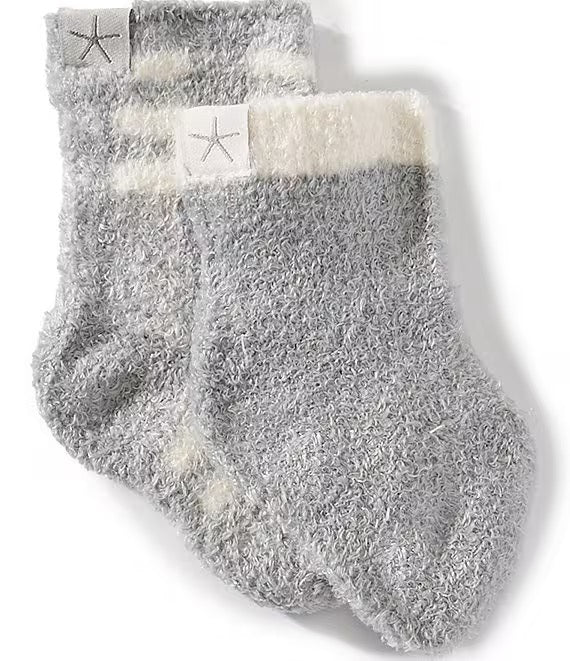 Barefoot Dreams CozyChic Toddler Plaid Sock Set