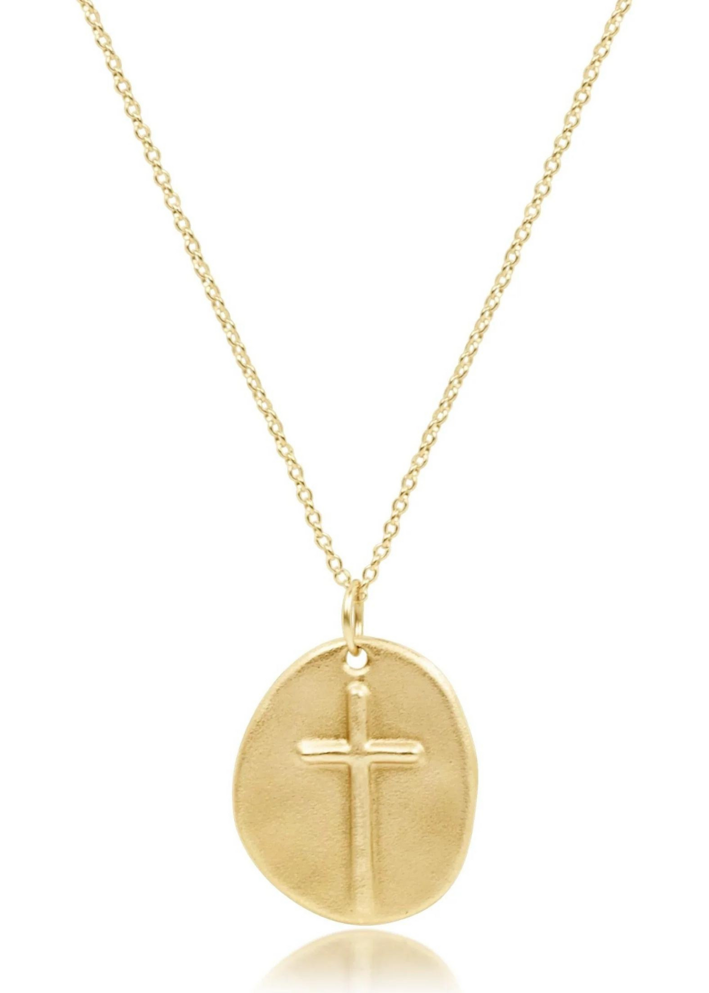 16" Necklace Gold - Inspire Gold Charm