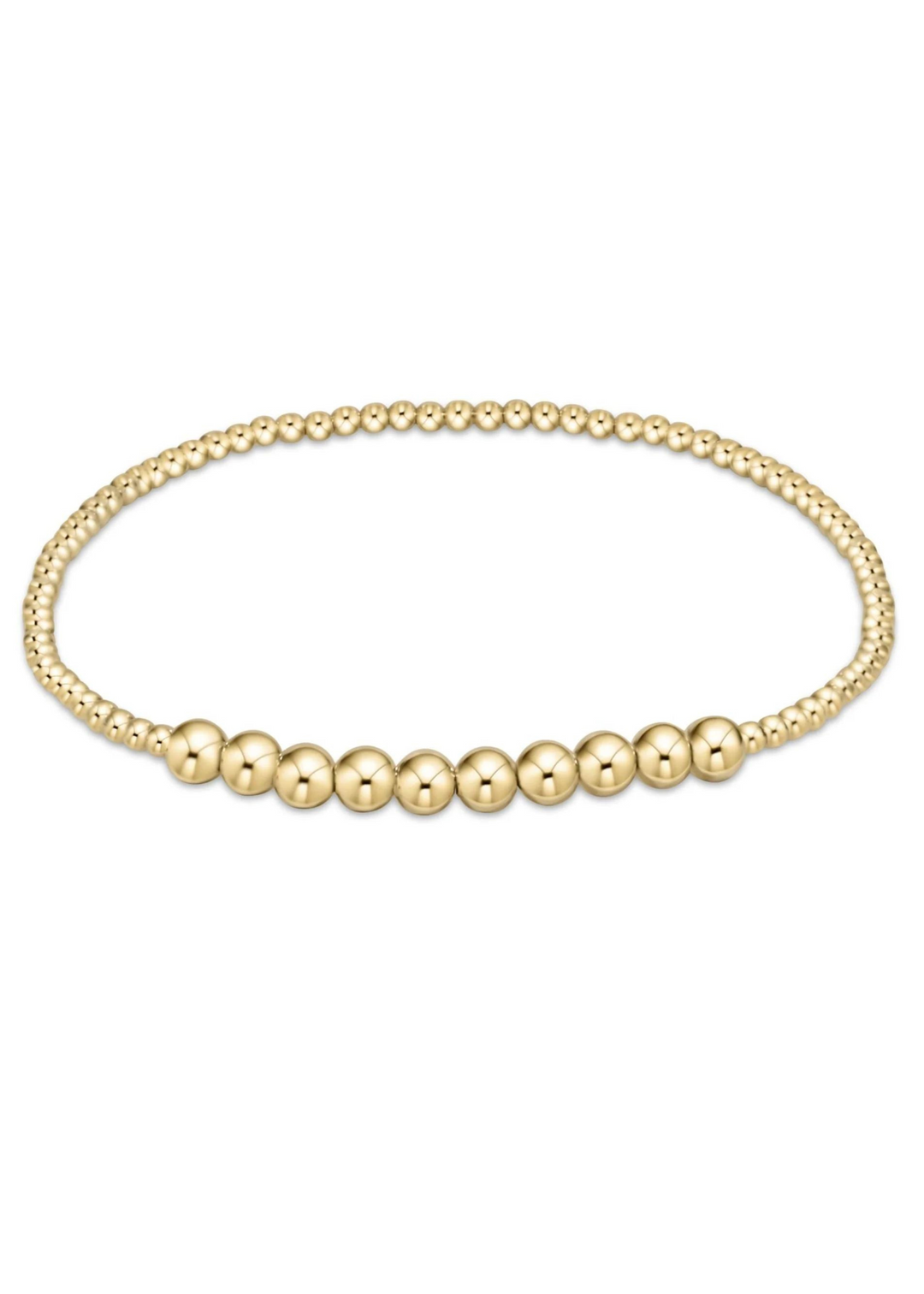enewton Designs Classic Gold Beaded Bliss 2mm Bead Bracelet - 4mm Gold