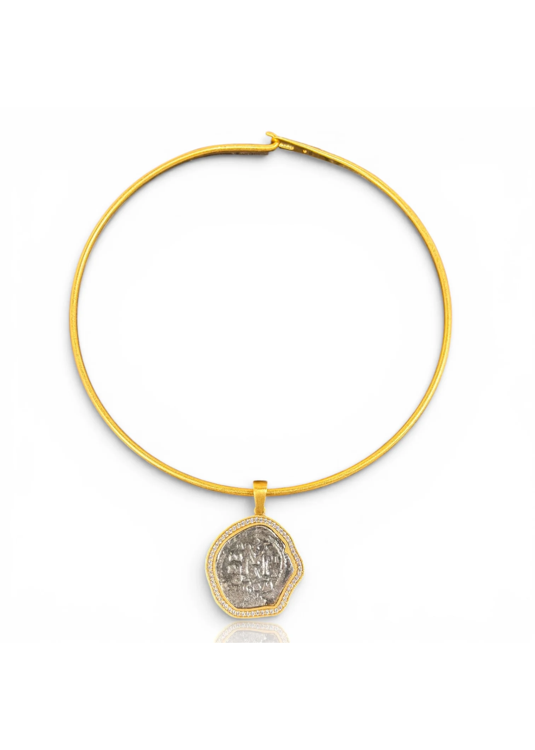 Tat2 Designs Gold Molat Wire Necklace