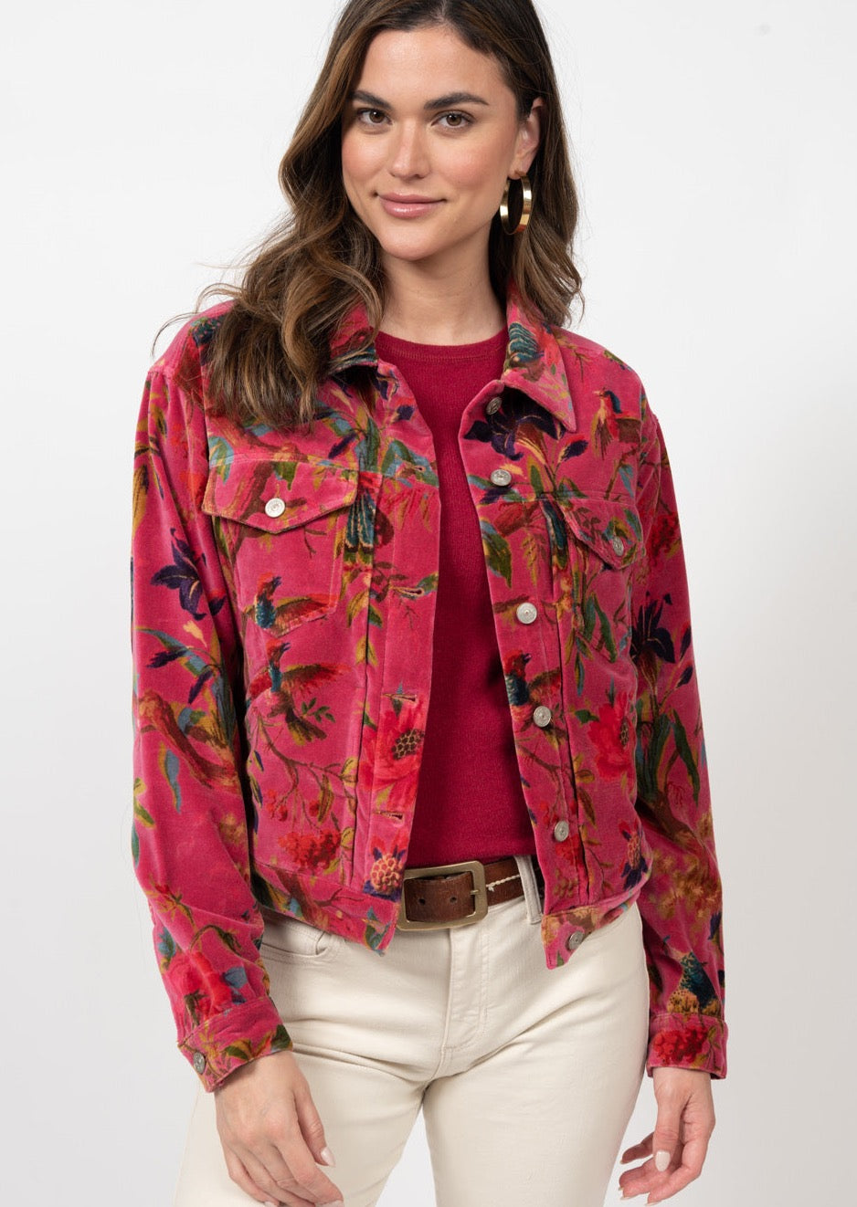 Ivy Jane Robin Printed Jacket