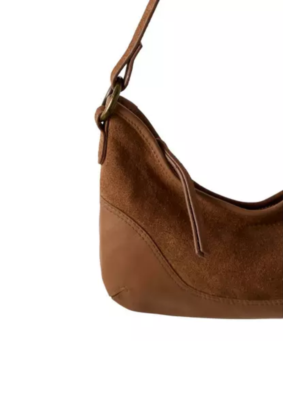 Free People Sindy Leather Shoulder Bag - Cognac