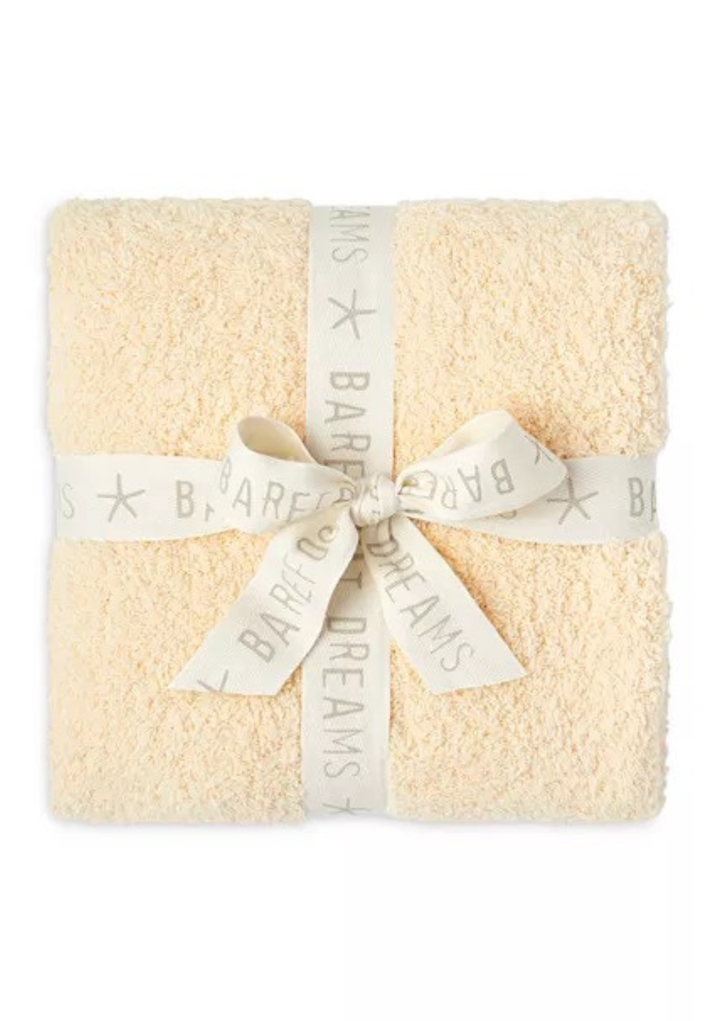 Barefoot Dreams CozyChic Stroller Blanket - Daffodil