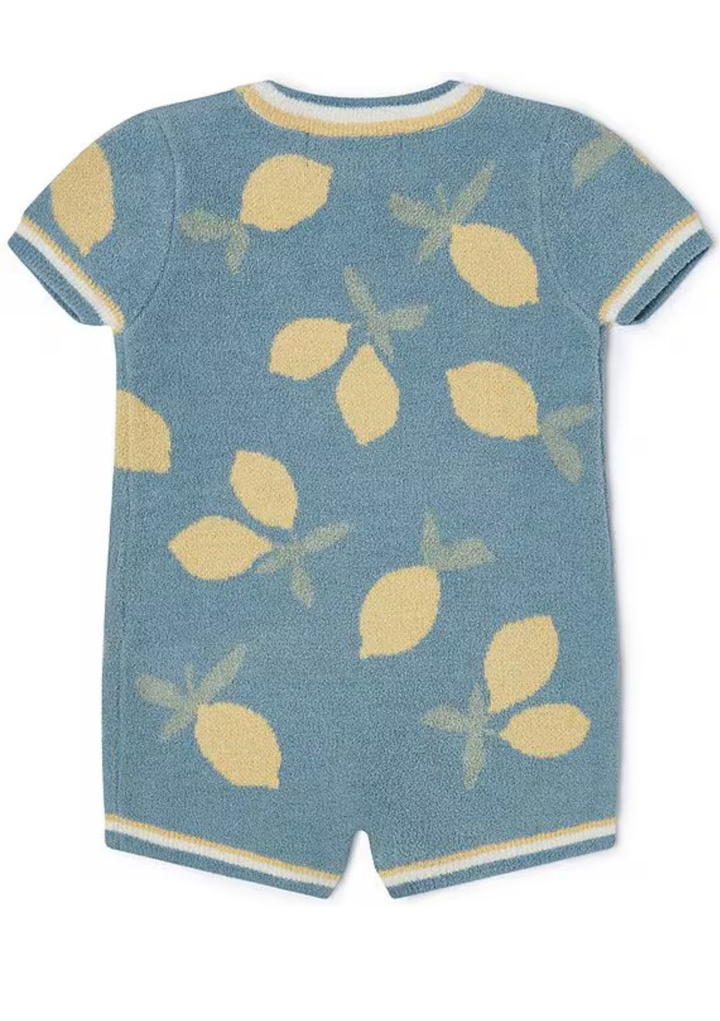 Barefoot Dreams CozyChic Ultra Lite Baby Lemon Onesie