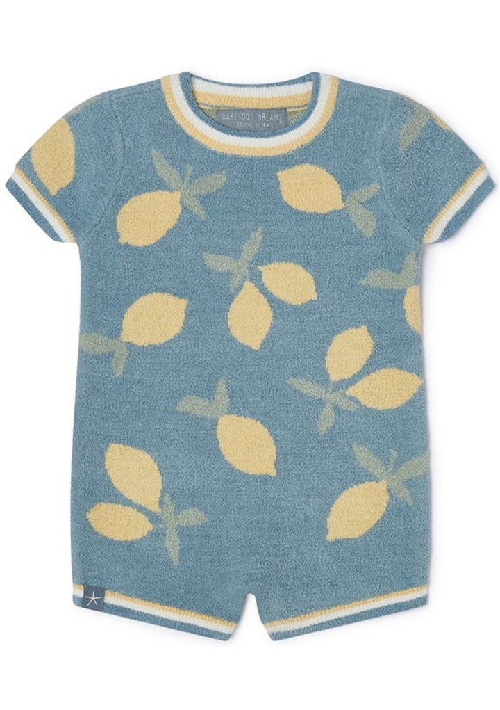 Barefoot Dreams CozyChic Ultra Lite Baby Lemon Onesie