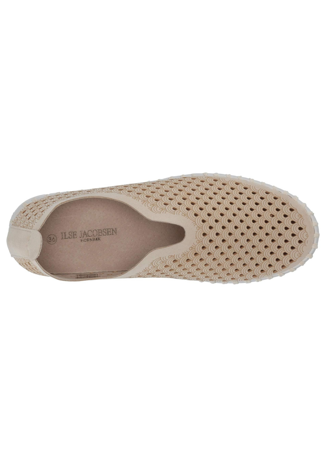 Ilse Jacobsen Tulip Perforated Slip-On Flats in Kit