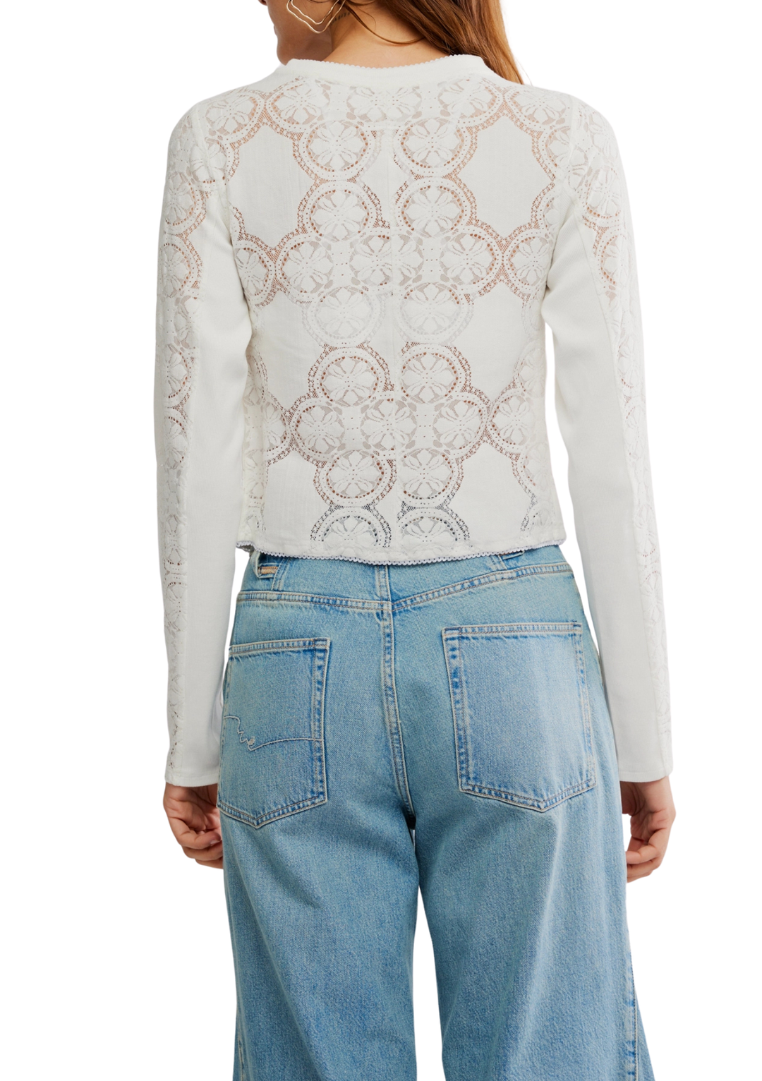 Free People Jae Knit Long Sleeve Top