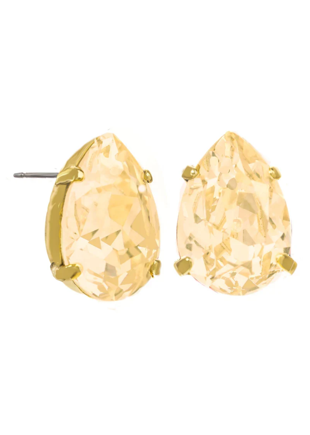 TOVA Lumi Stud Earrings - Golden Shadow