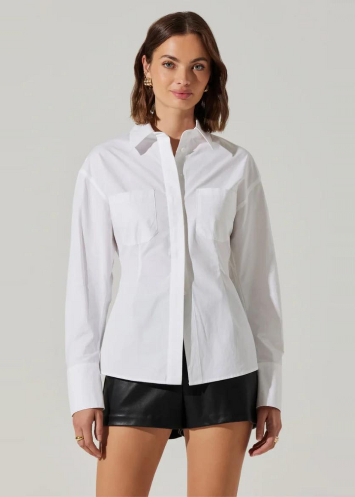 ASTR the Label Thyra Poplin Shirt