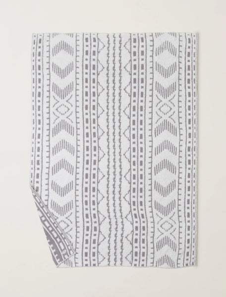 CozyChic Artisan Throw - Cream/Beach Rock