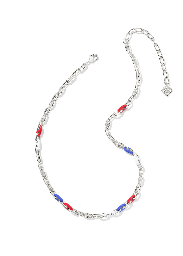 Kendra Scott Bailey Chain Necklace - Rhodium