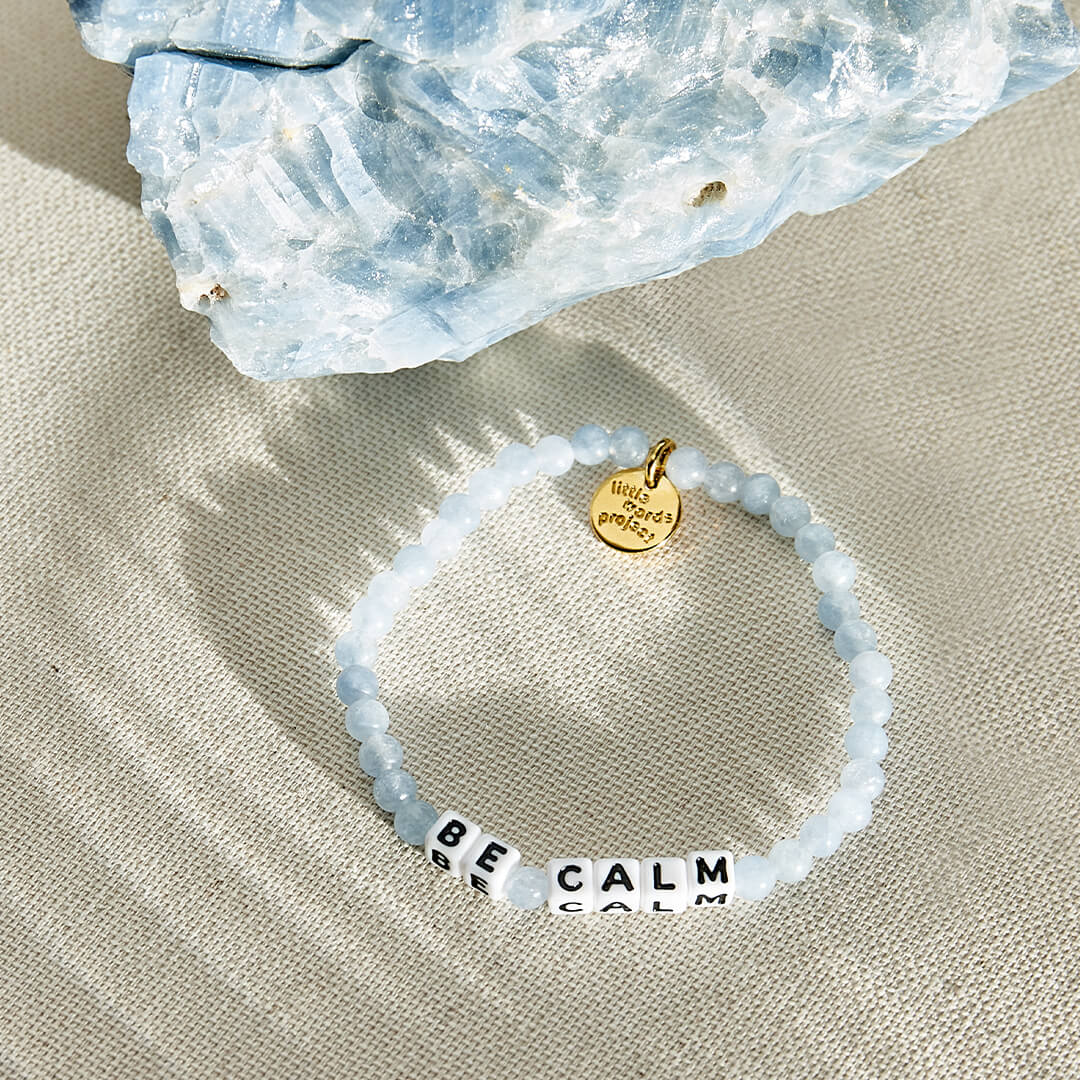 Little Words Project Be Calm Bead Bracelet