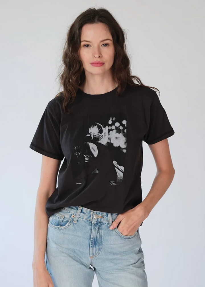 CPRESS Studio Unburden Mushie Tee in Worn Black