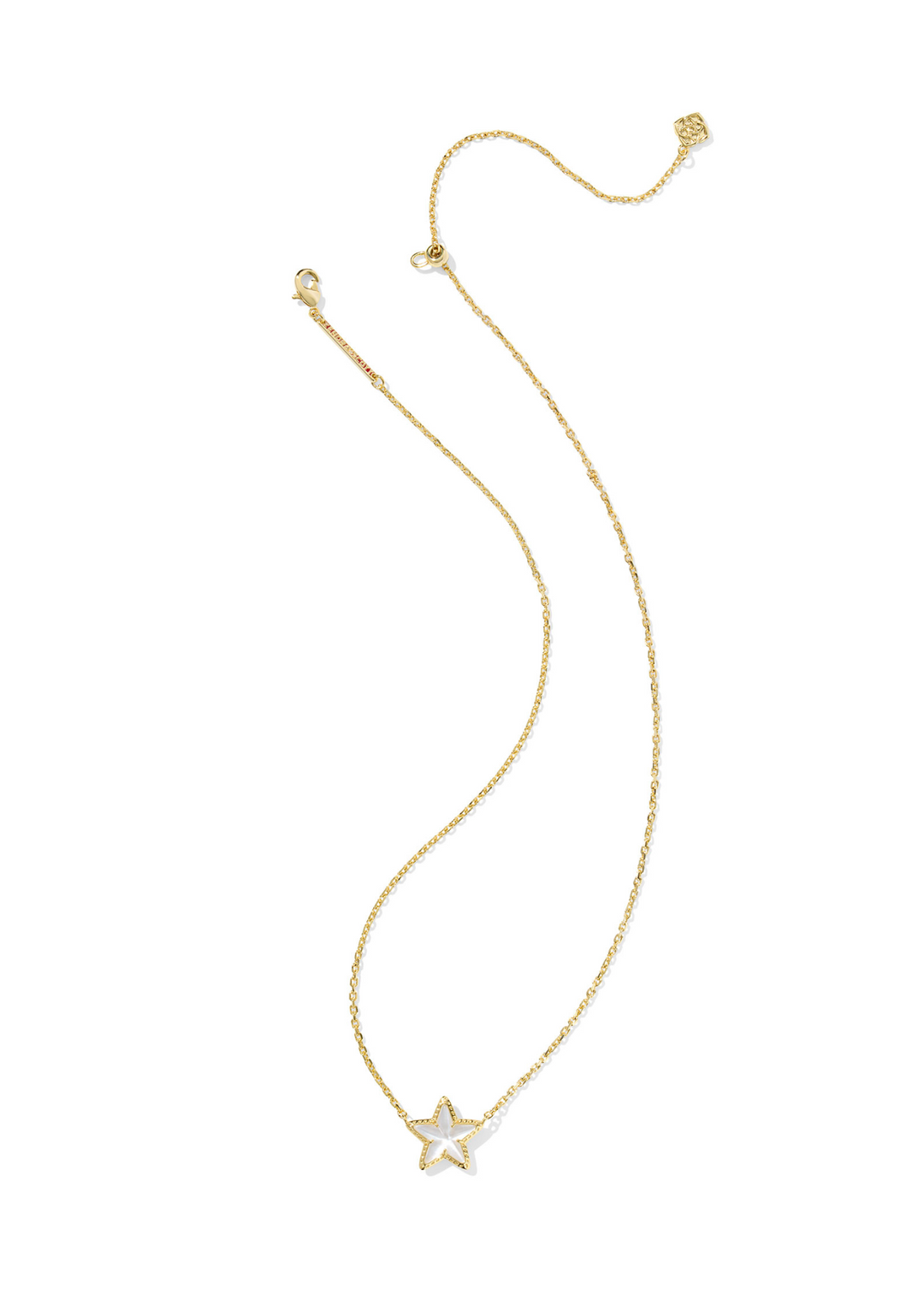Kendra Scott Cassidy Short Pendant Necklace - Gold/Ivory Mother of Pearl