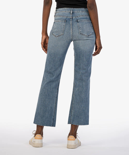 Kut from the Kloth Kelsey High Rise Fab Ab Ankle Flare Jean