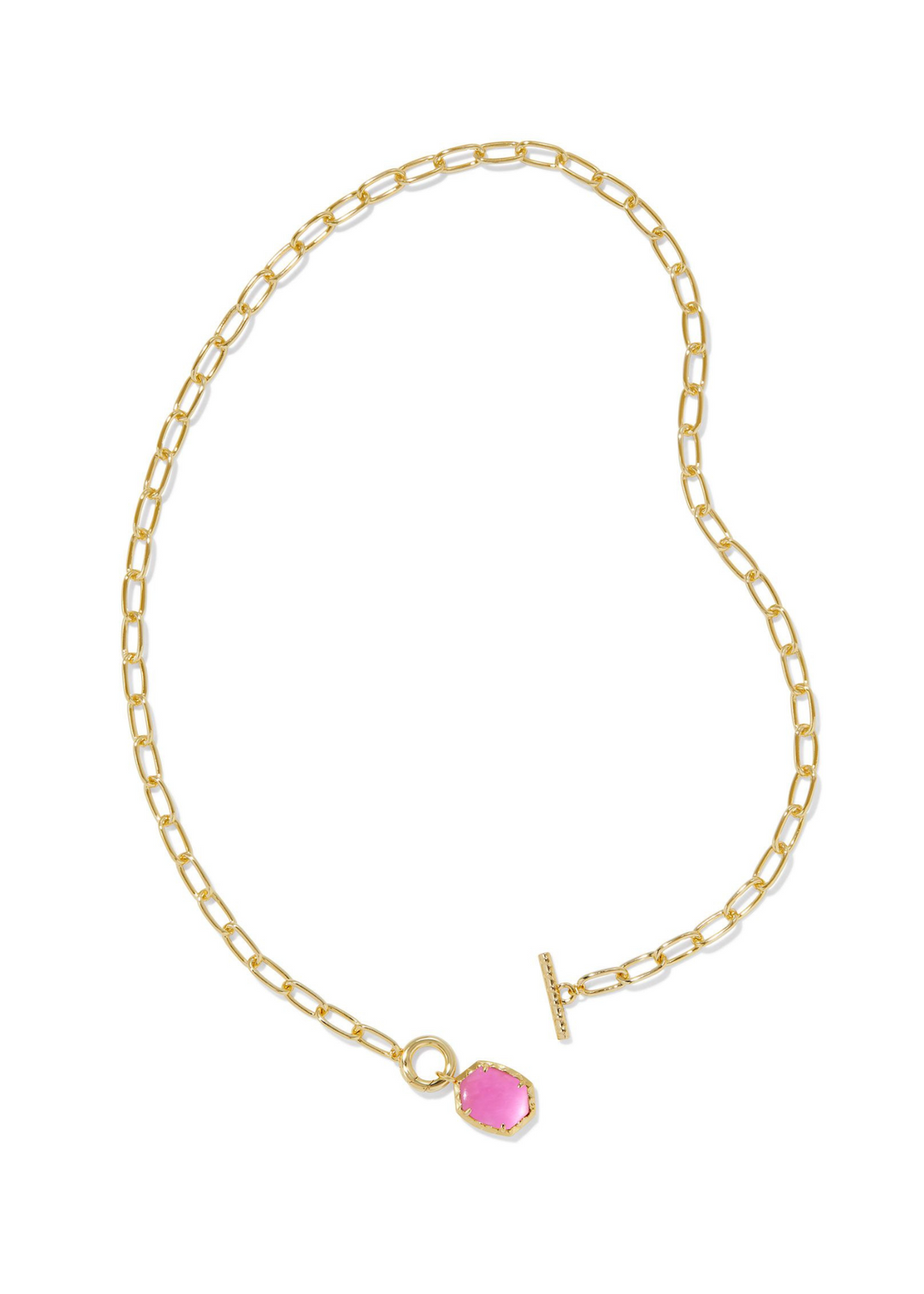 Kendra Scott Daphne Link and Chain Necklace - Gold/Azalea Illusion