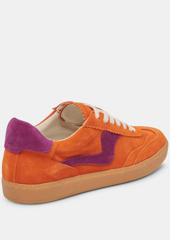 Dolce Vita Notice Sneaker in Orange Multi Suede