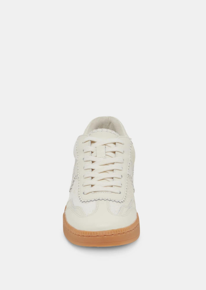 Dolce Vita Notice Stitch Sneaker in Ivory Calf Hair