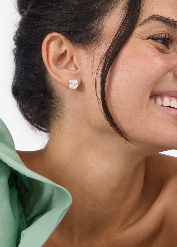 Melinda Maria Duchess 8mm Studs - Gold