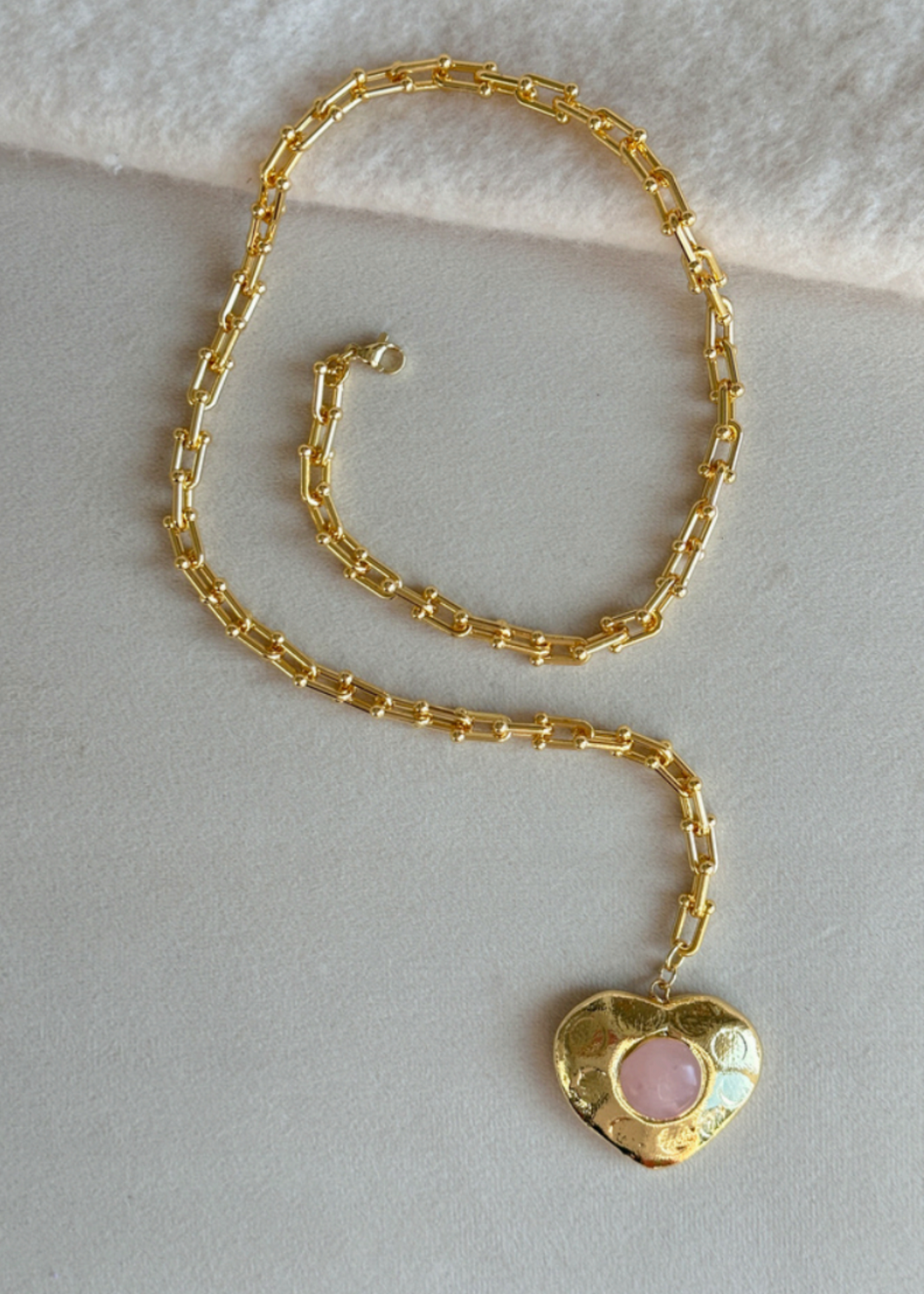 Easton Elle Horseshoe Heart Necklace