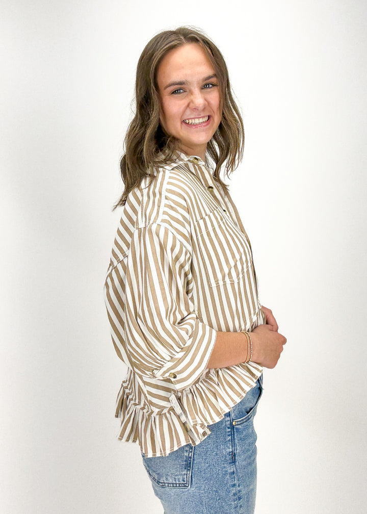 Free People Bailey Stripe Shirt