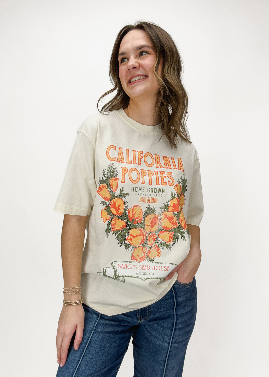 Harvest Vintage Wash Tee | Strawberry Harvest Vintage Wash Tee | Strawberry