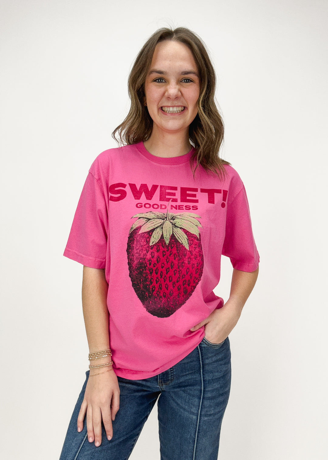 Harvest Vintage Wash Tee | Strawberry Harvest Vintage Wash Tee | Strawberry