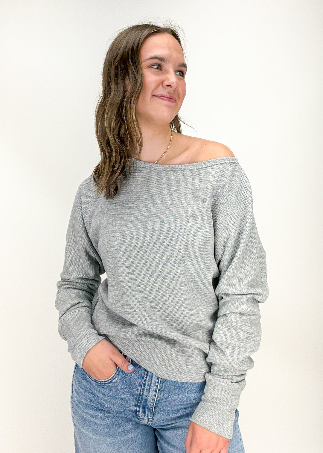 Free People Jess Long Sleeve Top
