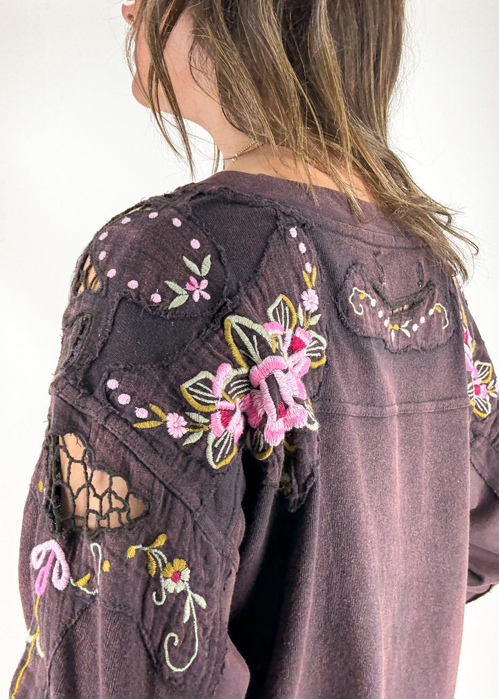 Free People Lilith Tee - Chocolate