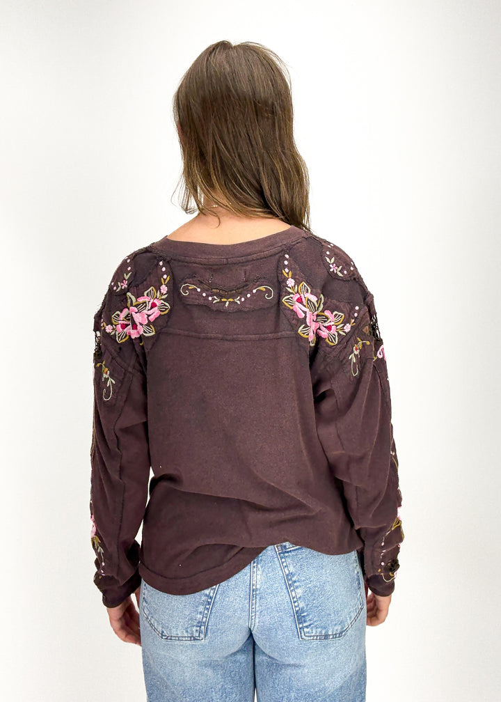 Free People Lilith Tee - Chocolate