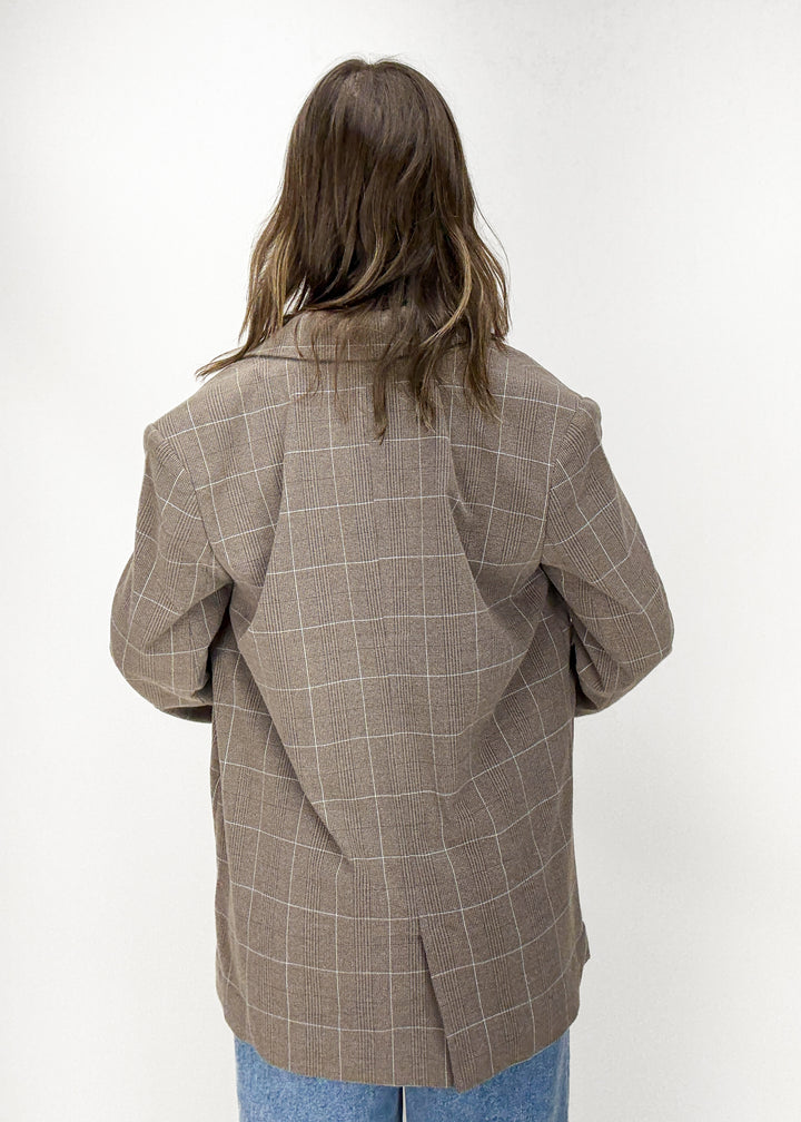 Free People Paper Cut Pinstripe Blazer