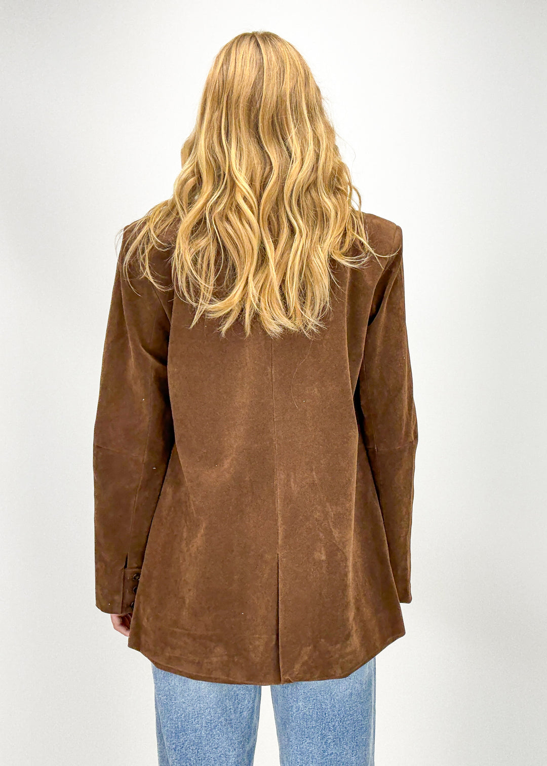 Free People Paper Cut Vegan Blazer