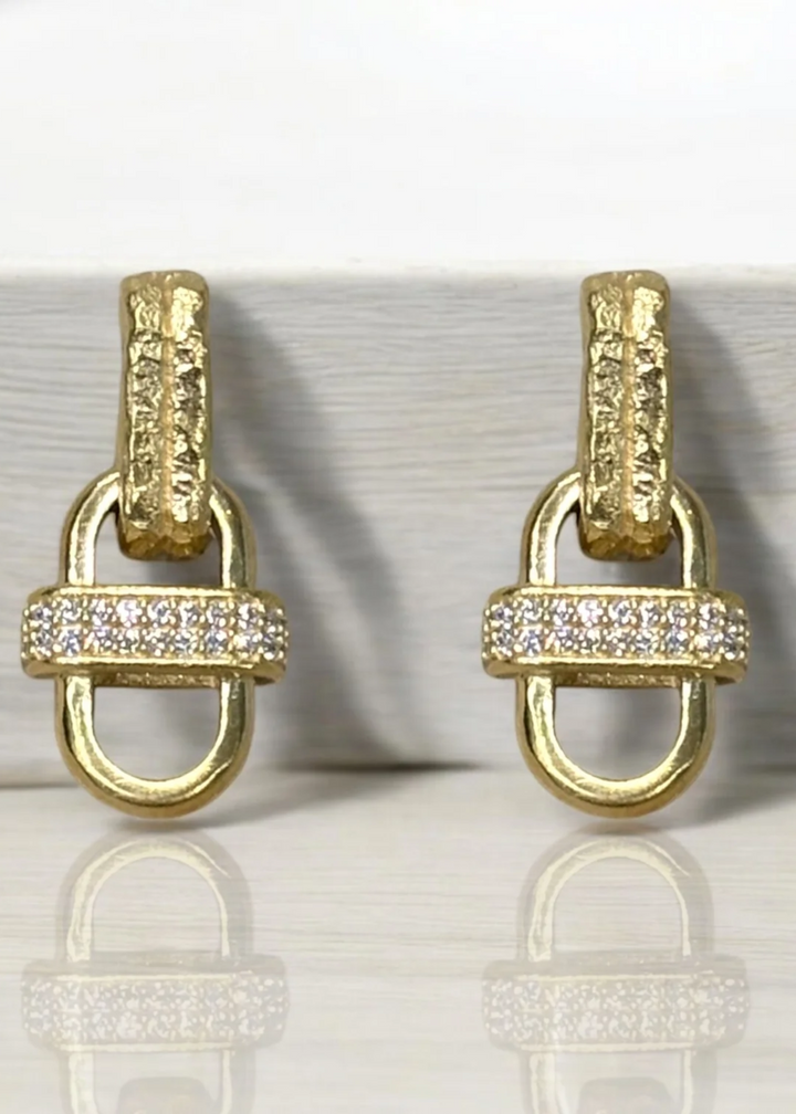 Tat2 Designs Gold Costa Earrings