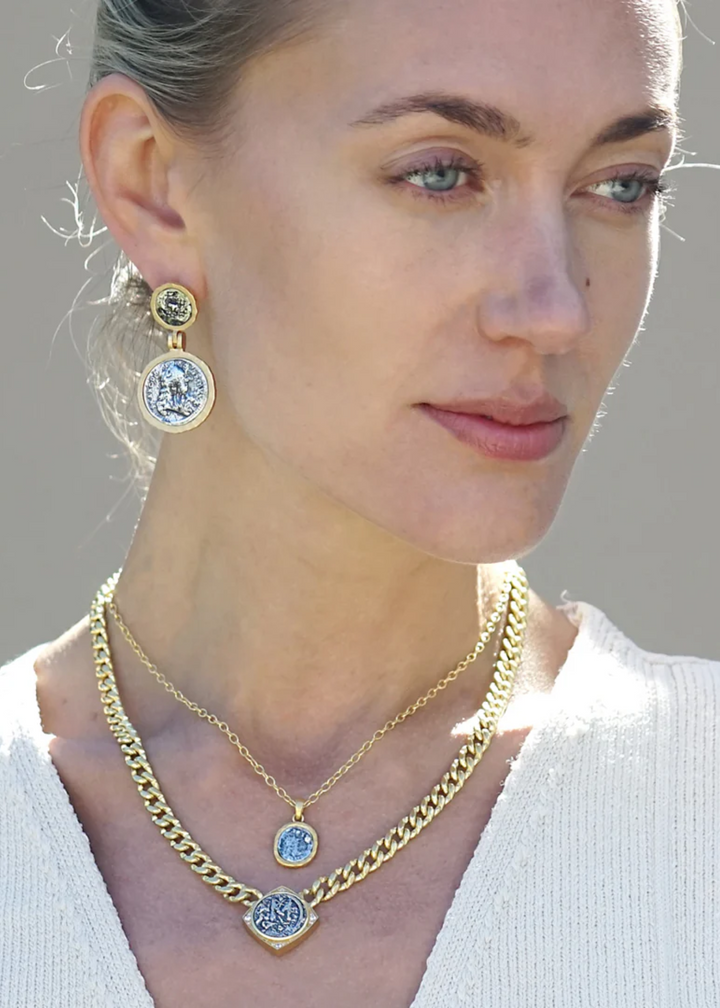Tat2 Designs Gold Nico Coin Necklace