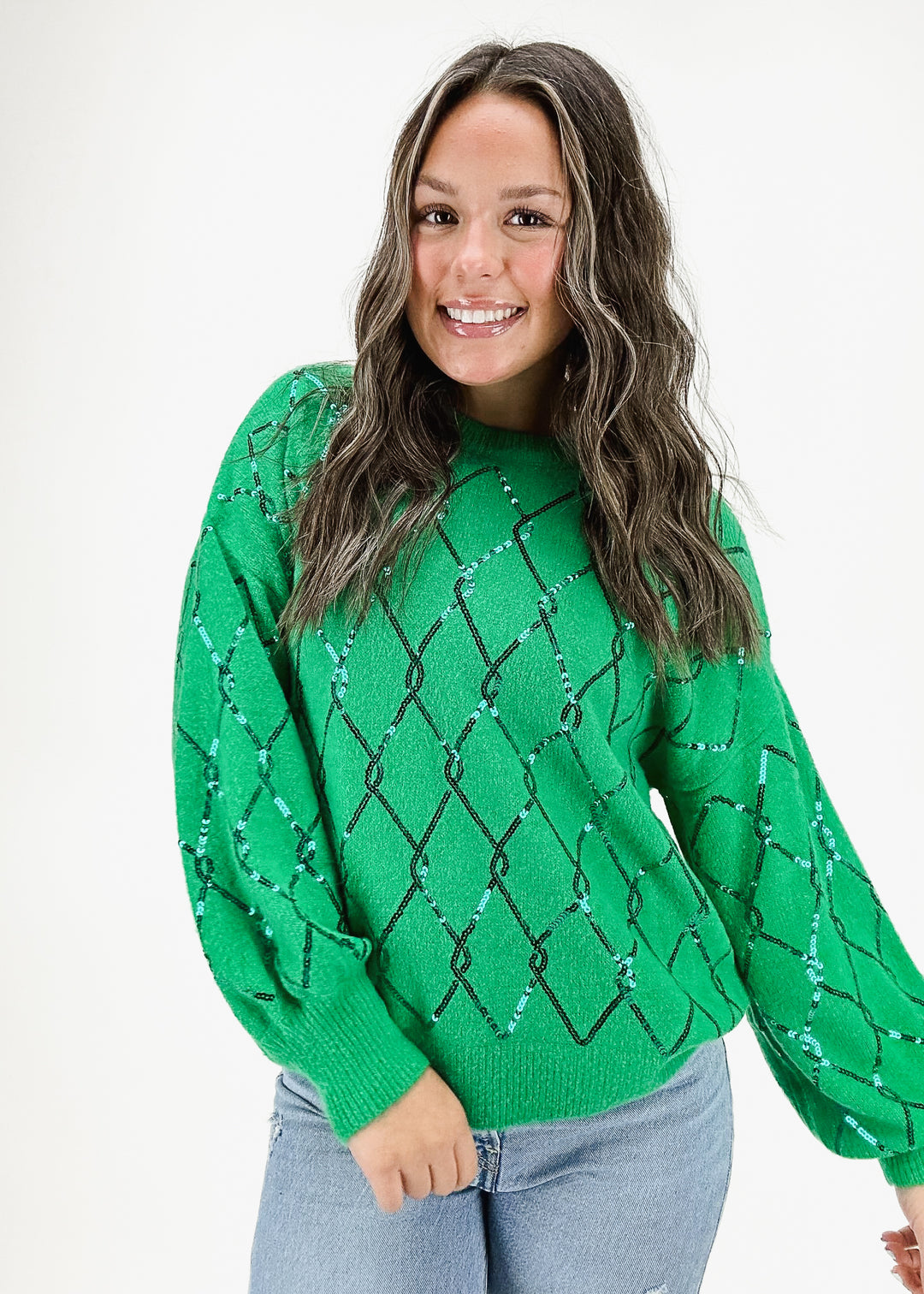 Shine On Sequin Sweater