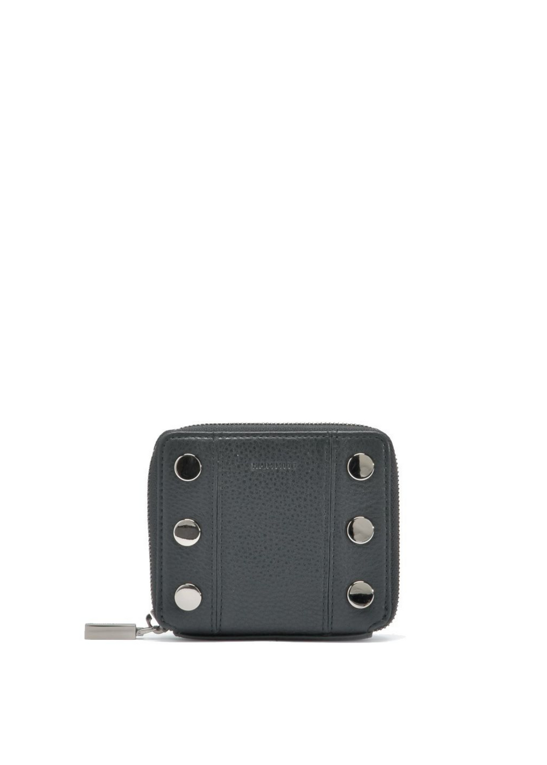 LEATHER WALLET BLACK W/GUN METAL LEATHER WALLET BLACK W/GUN METAL