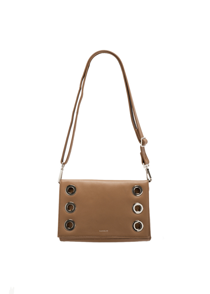 Hammitt Montana Clutch Small - Dune/Silver