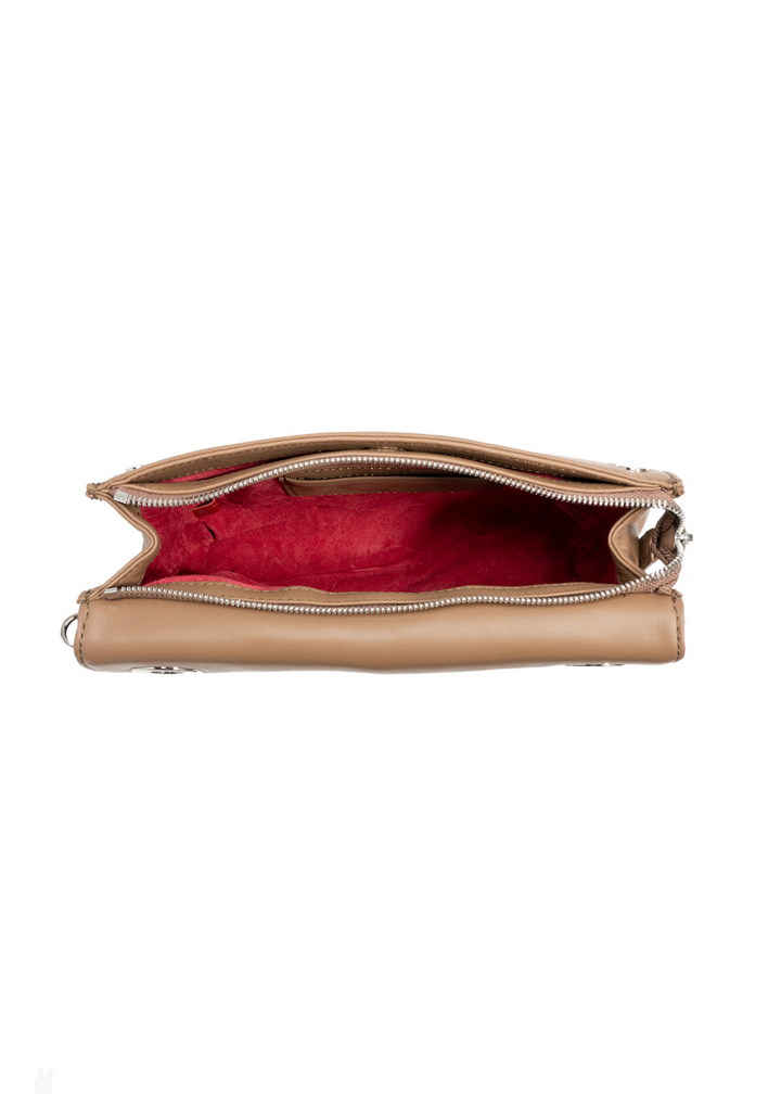 Hammitt Montana Clutch Small - Dune/Silver