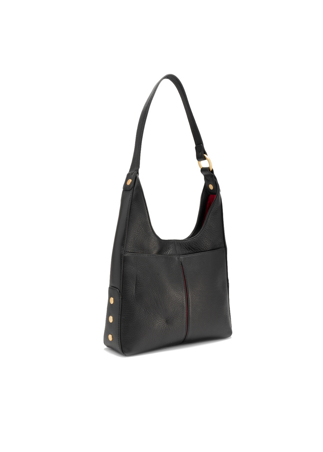 Hammitt Tim Medium Handbag - Black/Brushed Gold