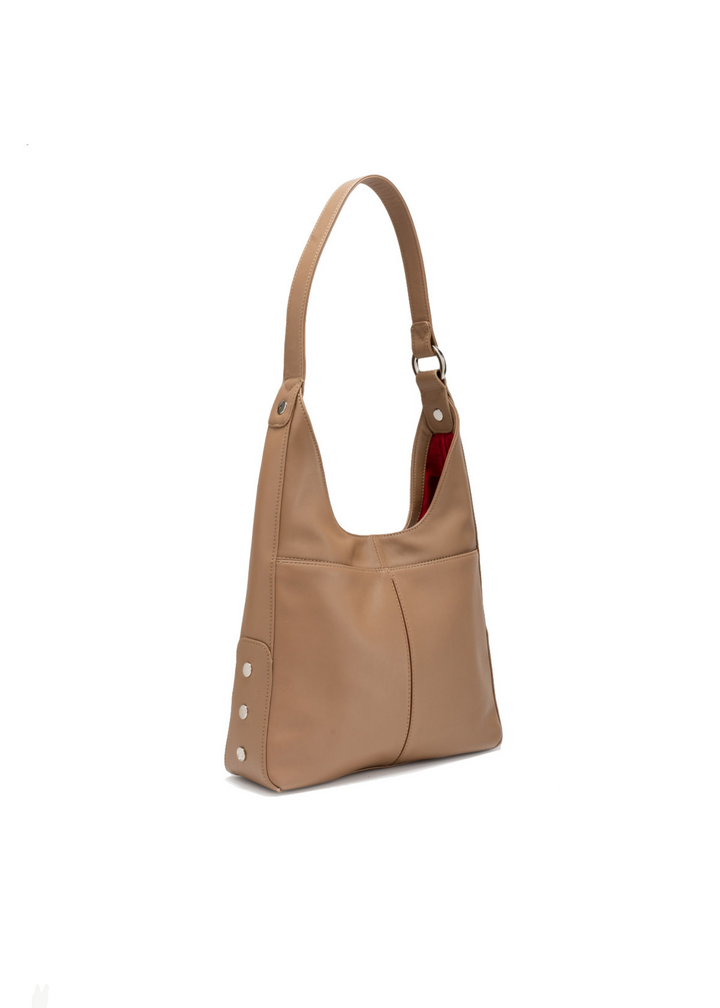 Hammitt Tim Medium Handbag - Dune/Silver
