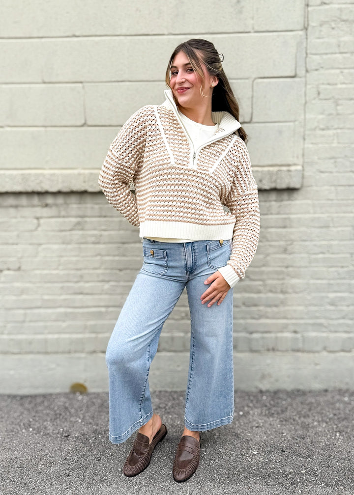 Elan Beth Knit Pullover