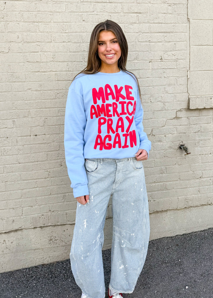 Make America Pray Puff Sweatshirt