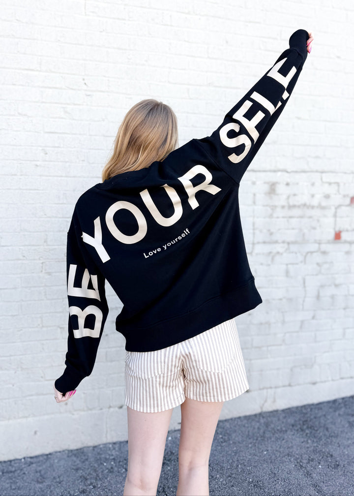 Be Yourself Graphic Sweatshirt