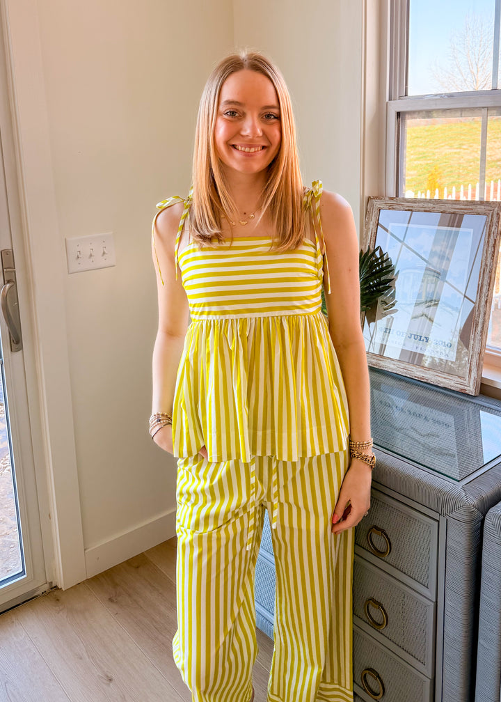 Sarah Striped Pants