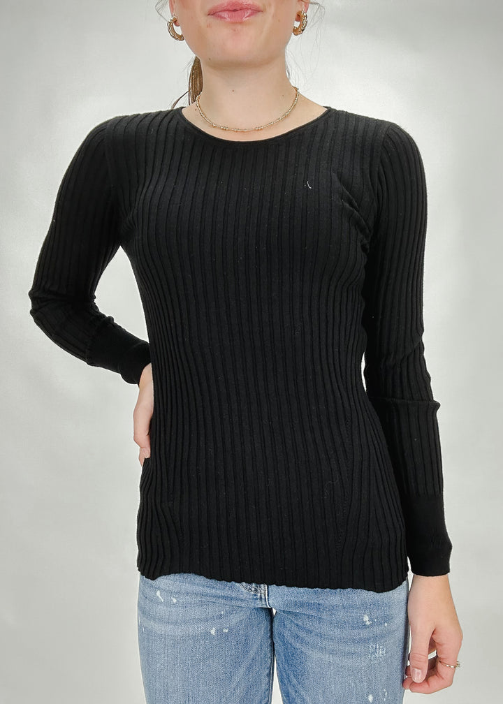 Katie Rib Crew Neck