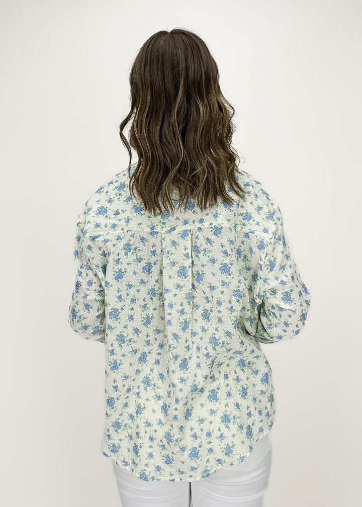 Abbie Floral Button Down