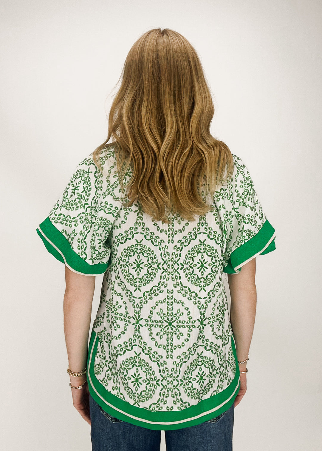 Corbyn Bubble Sleeve Top