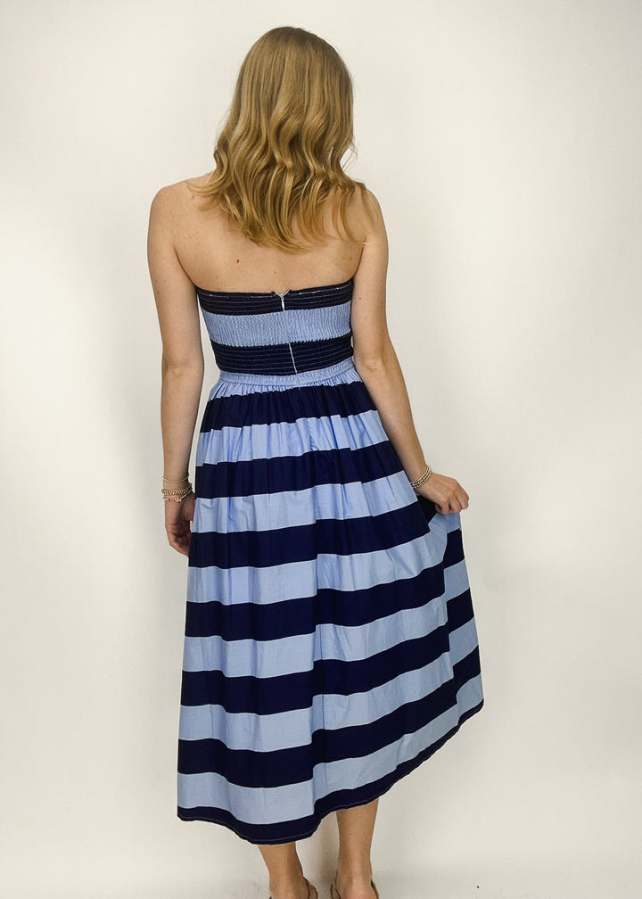 Katrina Stripe Midi Dress