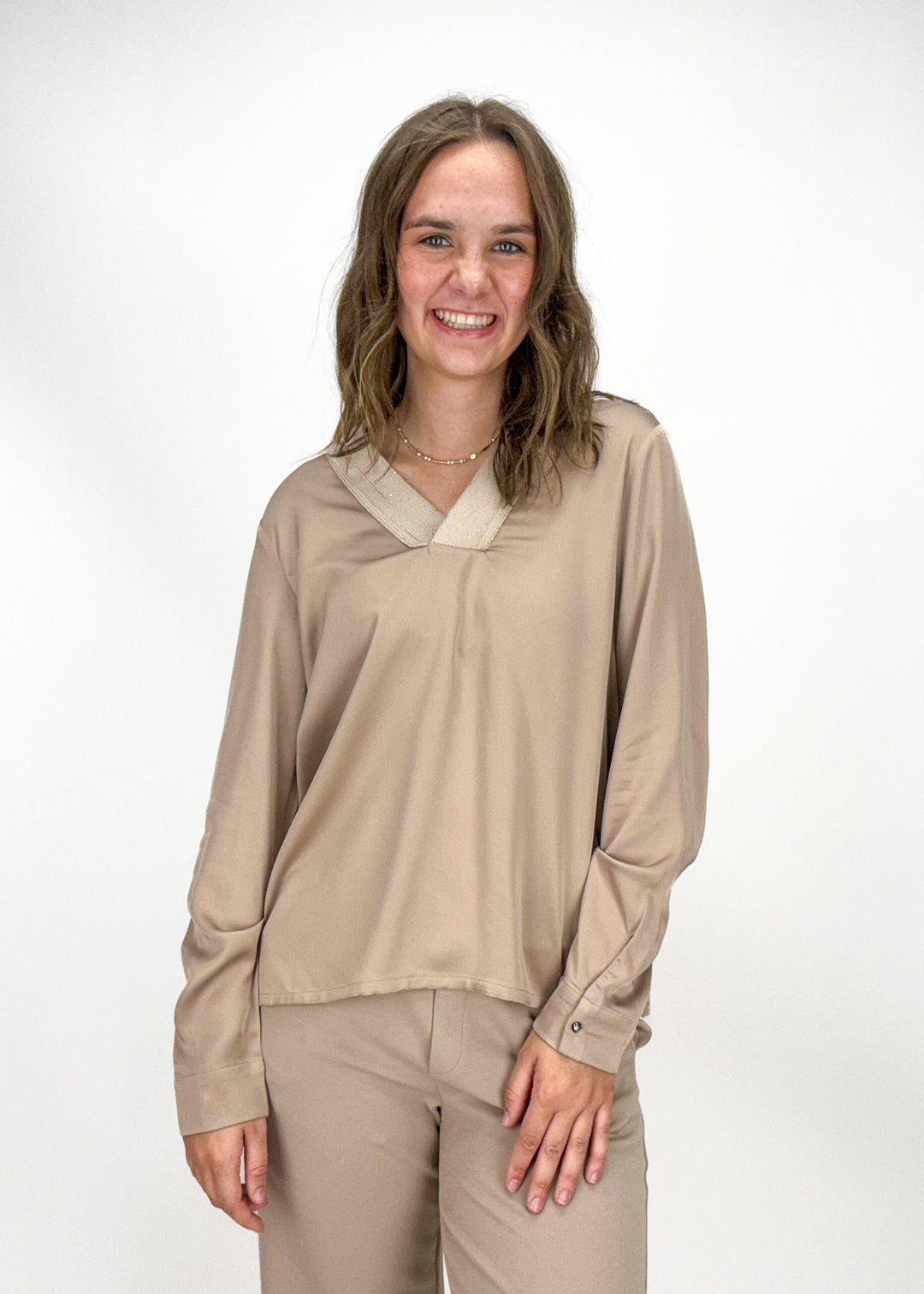 Margittes Tori V-Neck Top