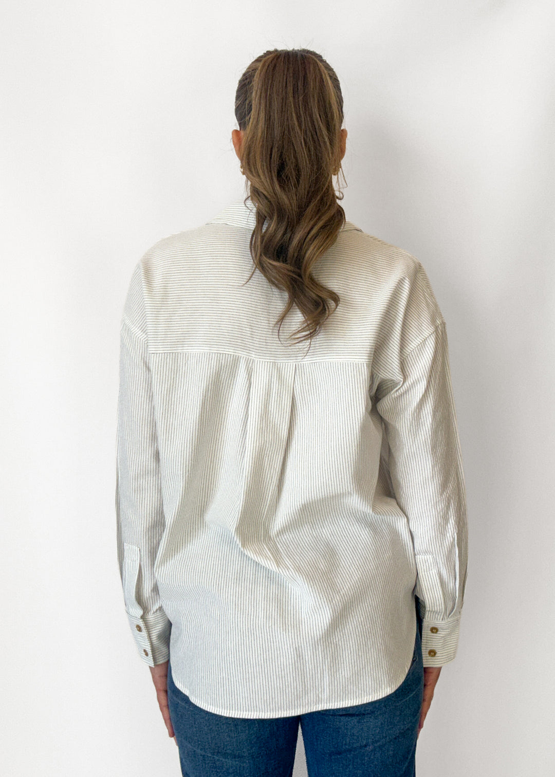 Eden Pinstripe Button Down